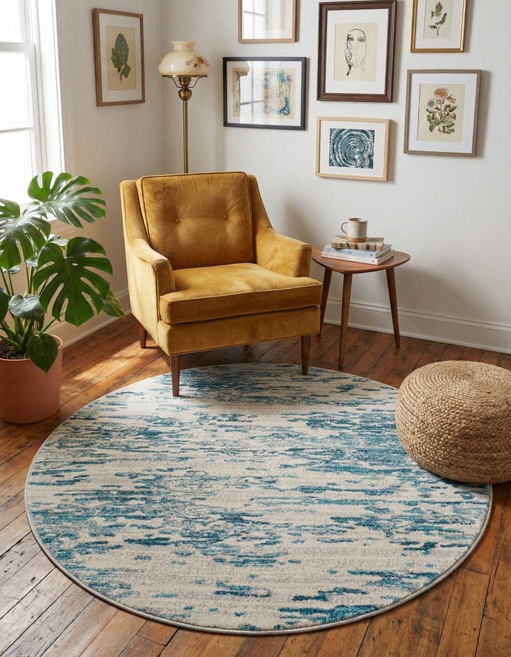 Detail image of 4' x 4' Oasis Round Rug