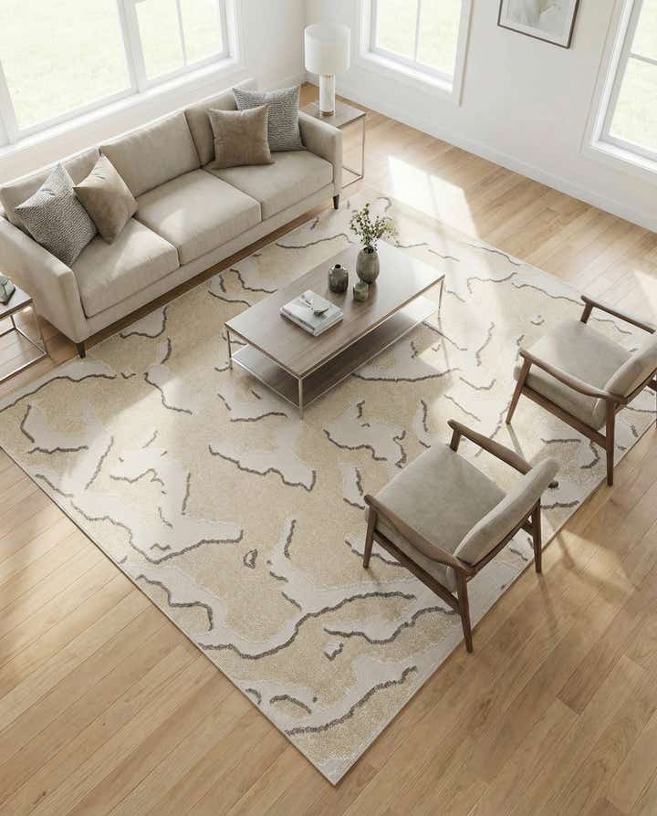 7' 10 x 7' 10 Easy-Clean Sabrina Soto Indoor / Outdoor Square Rug