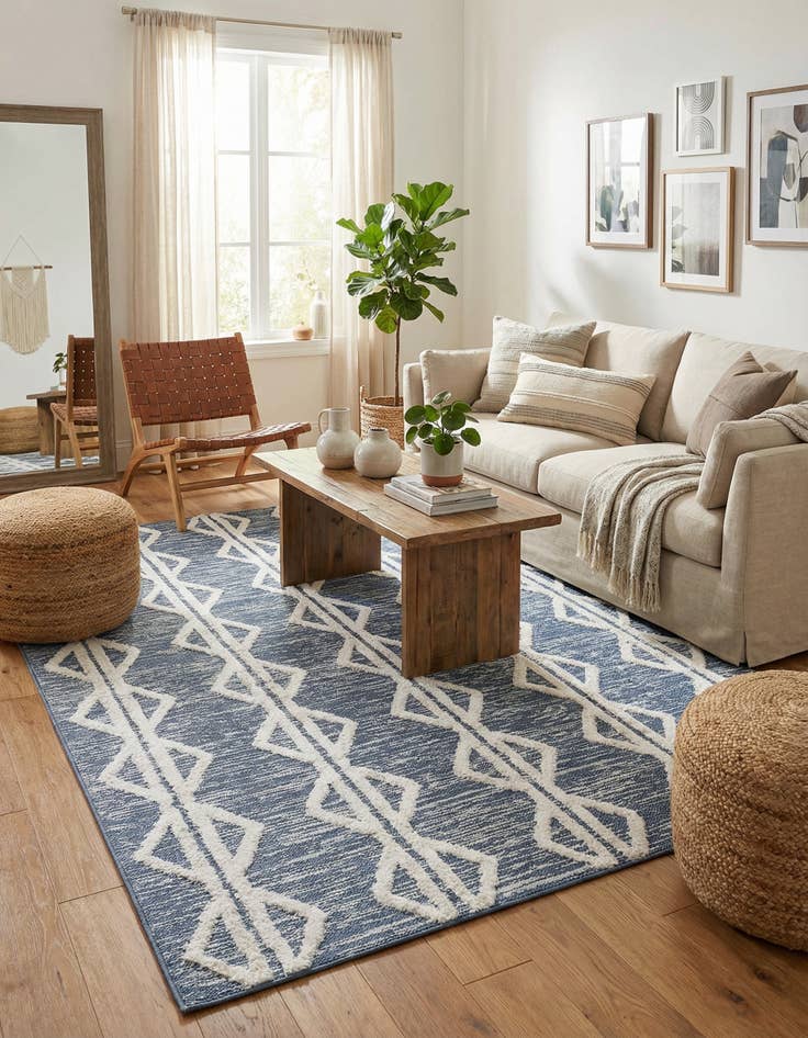 Detail image of 6' 7 x 9' Sabrina Soto Casa Palma Rug