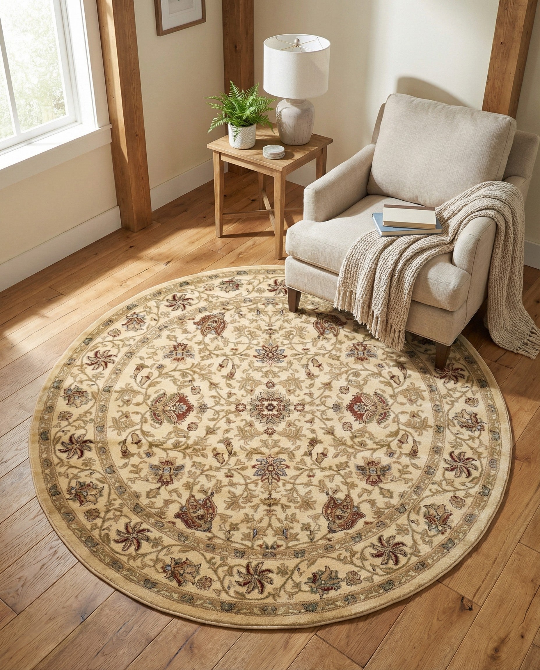 7' 10 x 7' 10 Aditi Round Rug