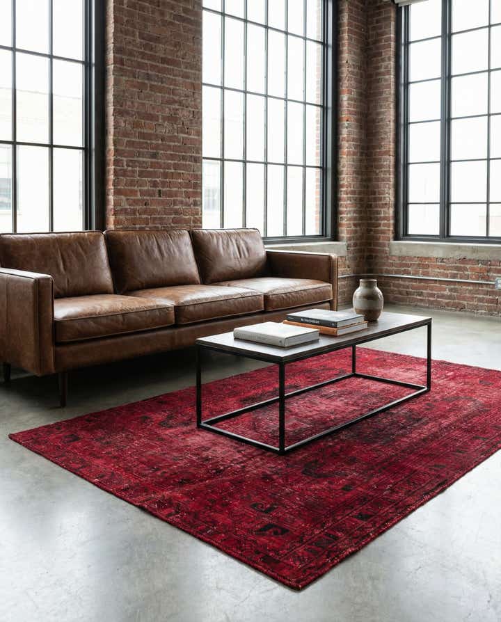 3' 10 x 6' 4 Hand Knotted Ultra Vintage Persian Wool Rug