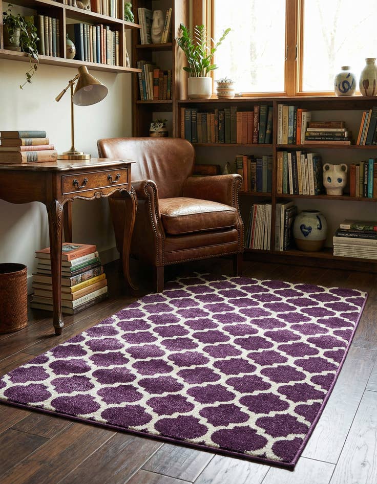 Detail image of 3' 3 x 5' 3 Lattice Rug