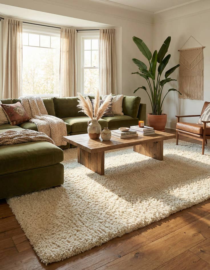 Detail image of 9' x 12' Infinity Shag Rug