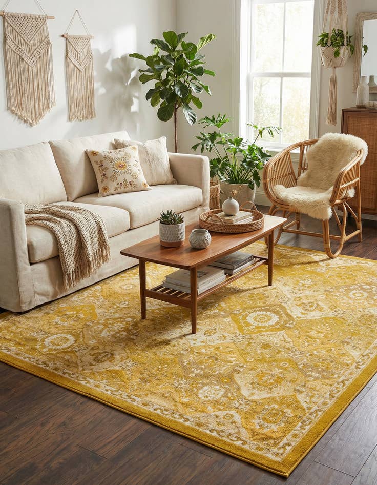 Detail image of 7' 10 x 7' 10 Madeline Square Rug