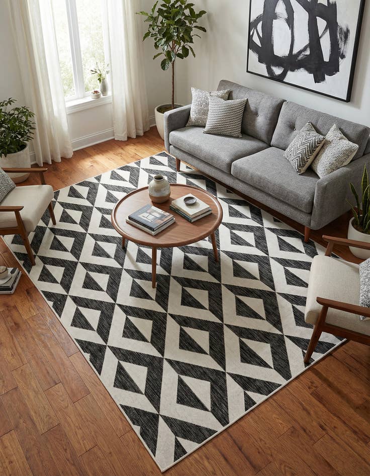 Detail image of 7' 10 x 10'  Washable Jill Zarin Napa Indoor / Outdoor Rug