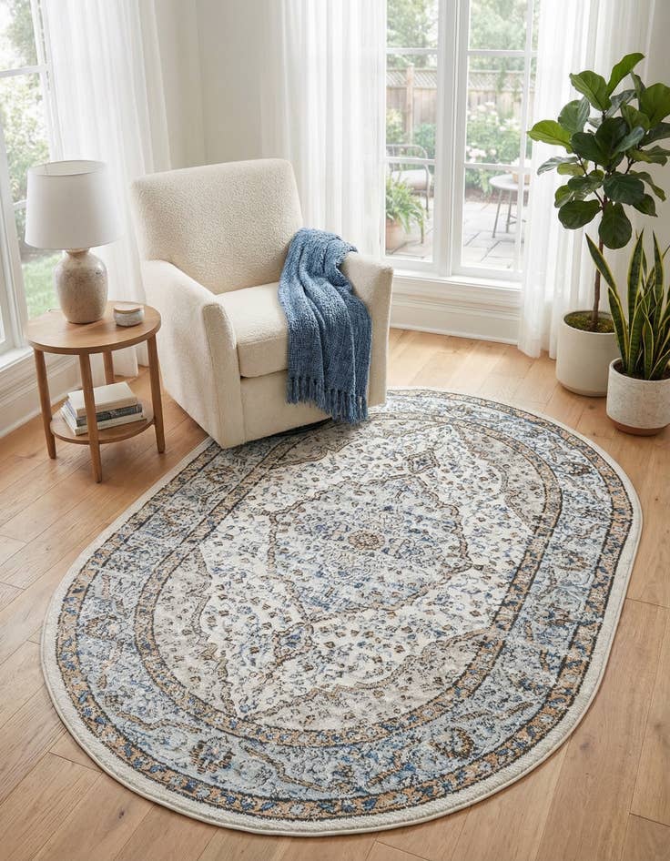 Detail image of 4' x 6' Nyla Oval Rug