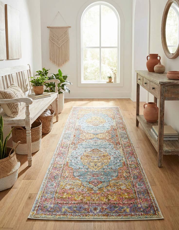 Detail image of 2' 2 x 6' Santiago Runner Rug