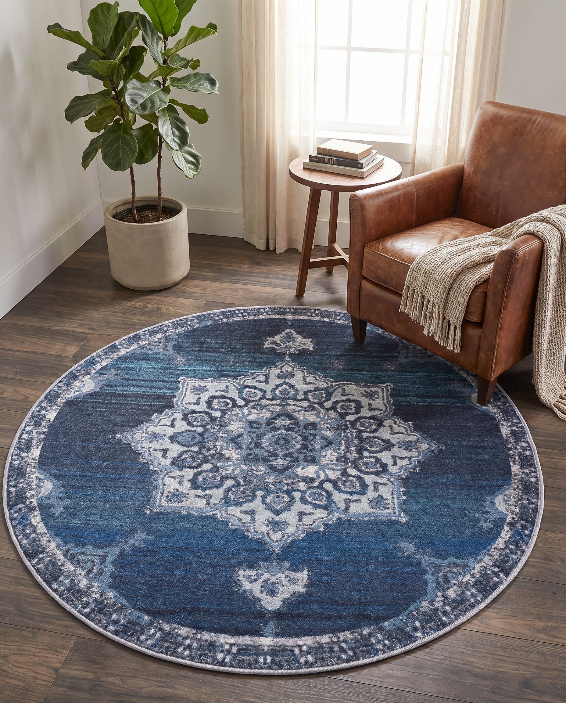 155cm x 155cm Renaissance Round Rug