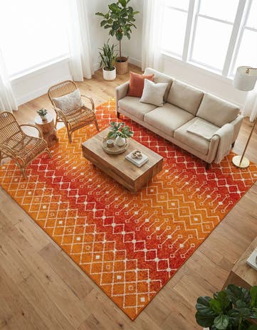 10' x 10' Moroccan Trellis Square Rug