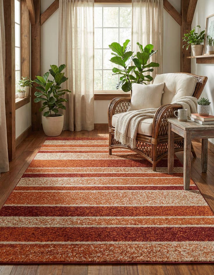 Detail image of 5' x 8' Harvest Rug