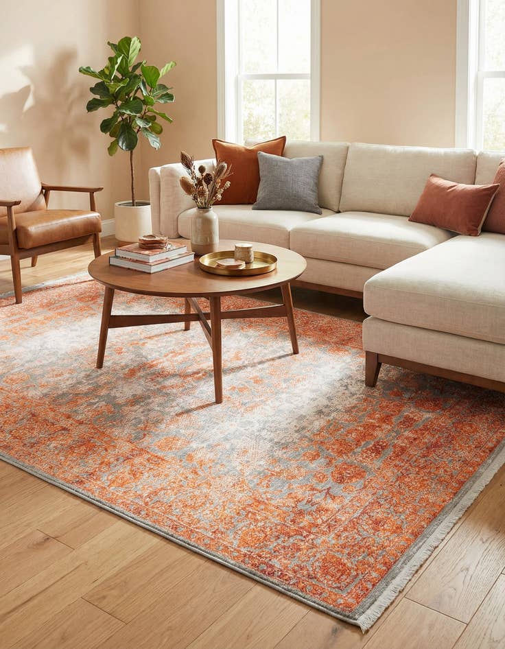 Detail image of 5' x 8' Modern Classical Rug