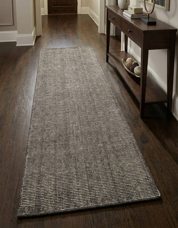 Detail image of 2' x 6' 1  Hand Woven Jill Zarin English Manor Farmhouse Wool Runner Rug