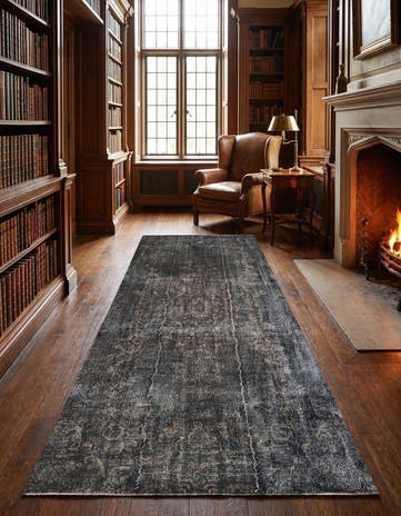 6' 7 x 9' 10 Ultra Vintage Wool Runner Rug