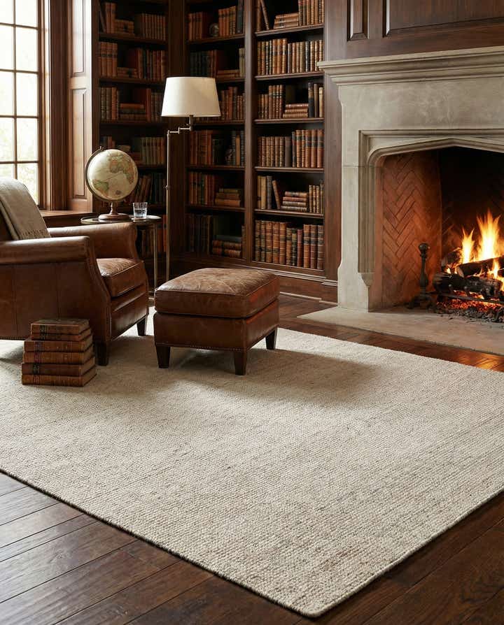 5' 1 x 7' 1 Hand Woven Jill Zarin English Manor Wool Rug