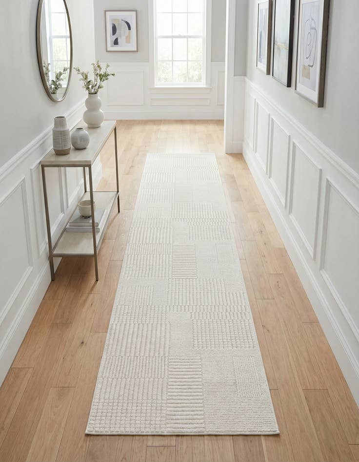 Detail image of 2' 7 x 12' Textura Designer Runner Rug