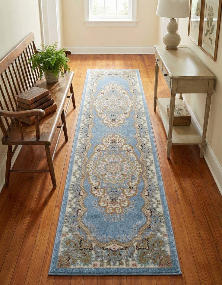 Detail image of 2' x 8' Kamala Washable Runner Rug