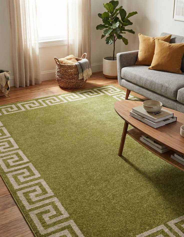 Detail image of 7' x 10' Greek Key Rug