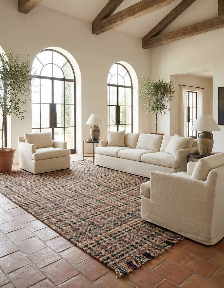 Detail image of 10' x 14' 1 Hand Woven Chunky Jute Rug