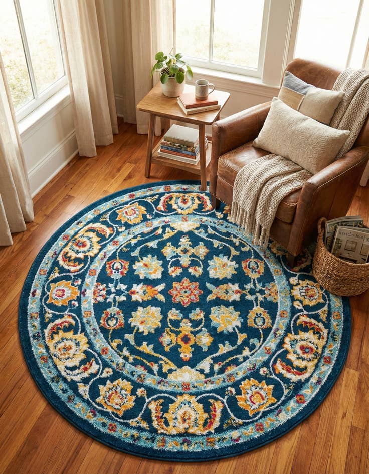 Detail image of 5' x 5' Aurelia Round Rug