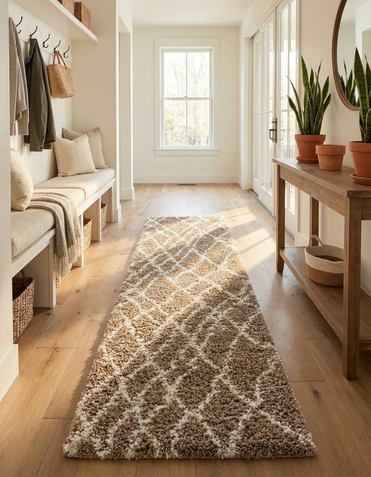 Detail image of 2' 7 x 10' Soft Touch Shag Runner Rug