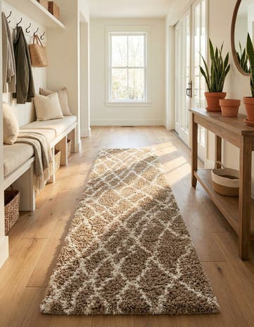 2' 7 x 10' Soft Touch Shag Runner Rug