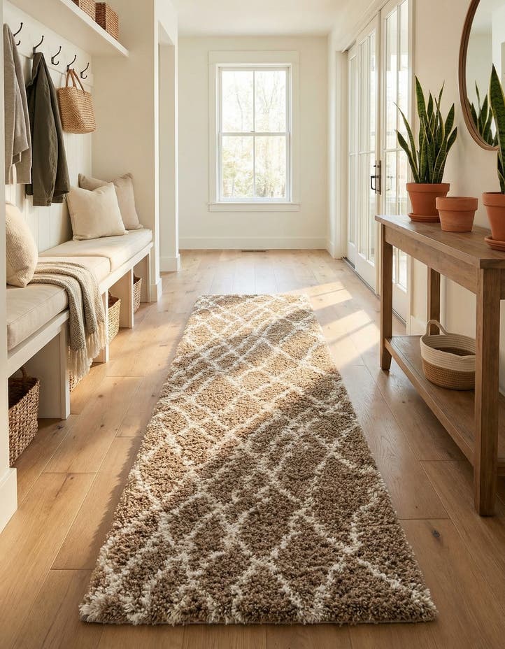 2' 7 x 10' Soft Touch Shag Runner ...