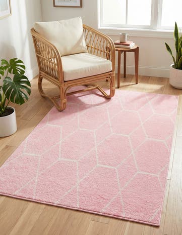 3' x 5' 3 Lattice Frieze Rug