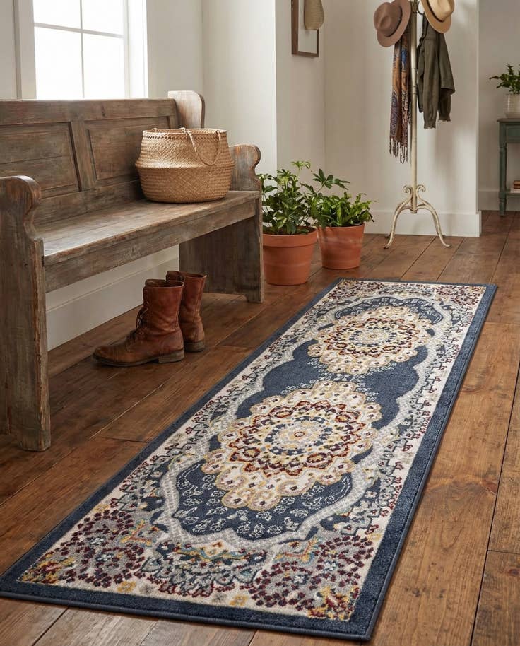 Detail image of 2' x 5' Kamala Washable Runner Rug