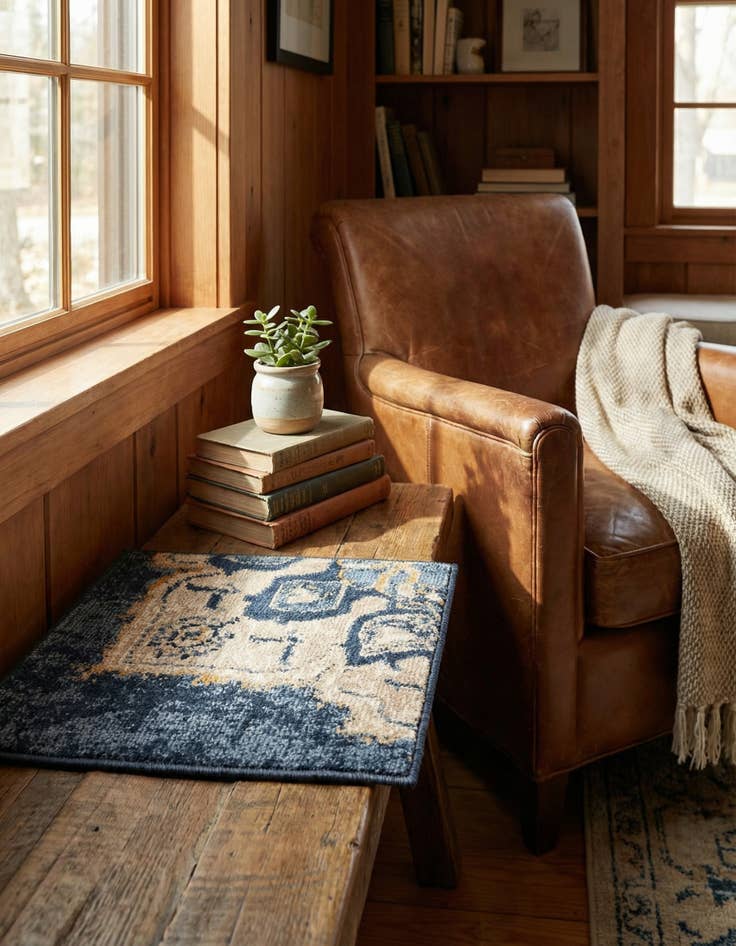 Detail image of 1' 4 x 1' 4 Eden Sample Rug