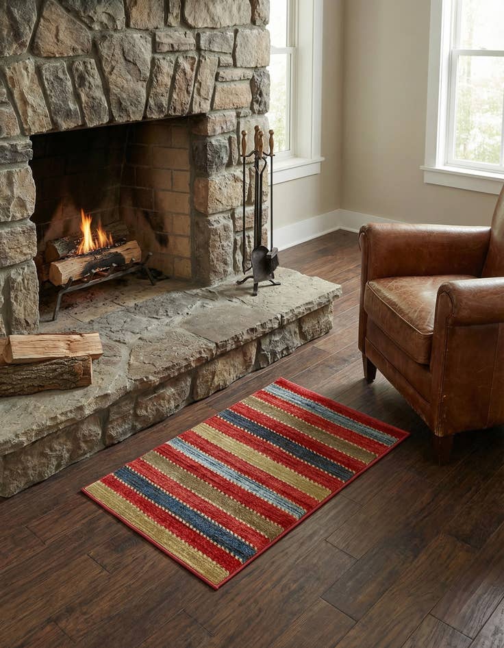 Detail image of 2' x 3' Kashkuli Gabbeh Rug