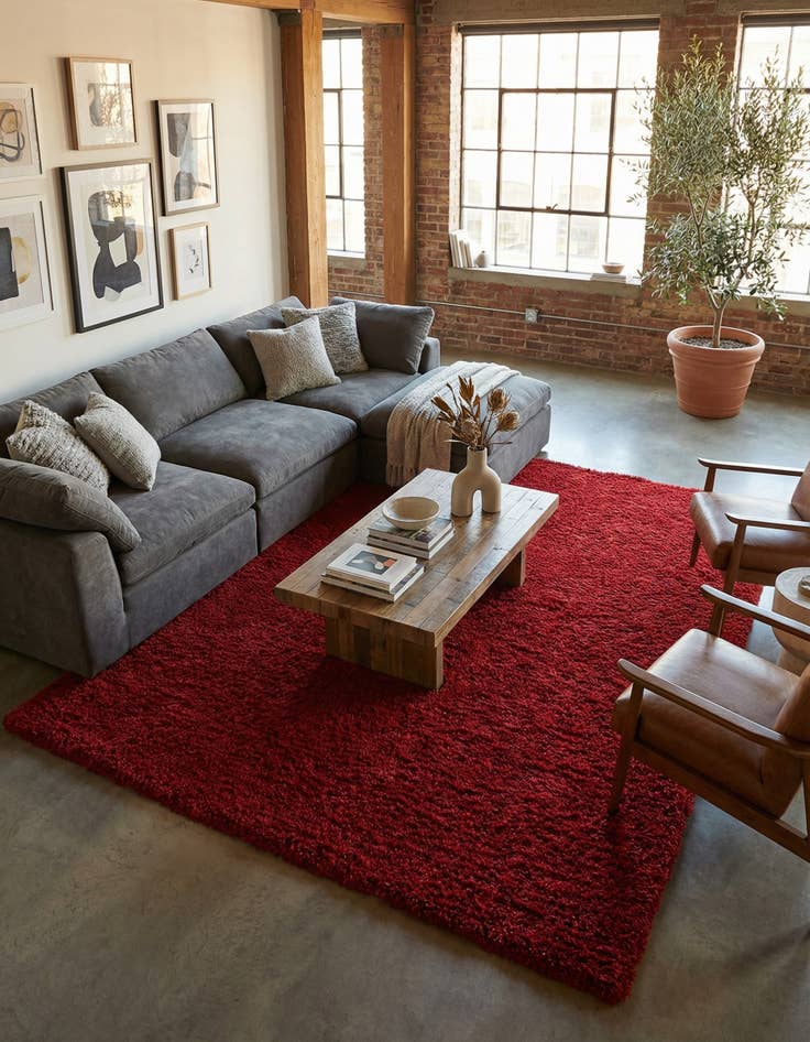 Detail image of 9' x 12' Infinity Shag Rug