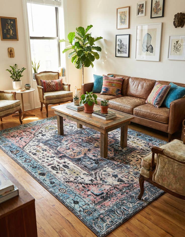 Detail image of 5' 3 x 7' 9 Medina Rug