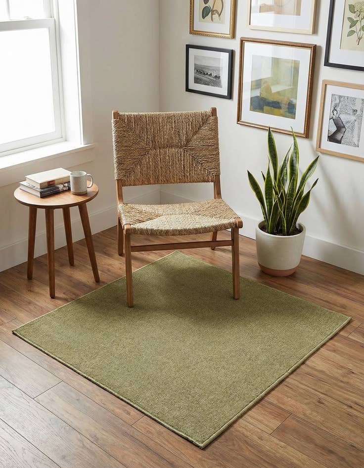 Detail image of 3' 3 x 3' 3 Everyday Solid Square Rug