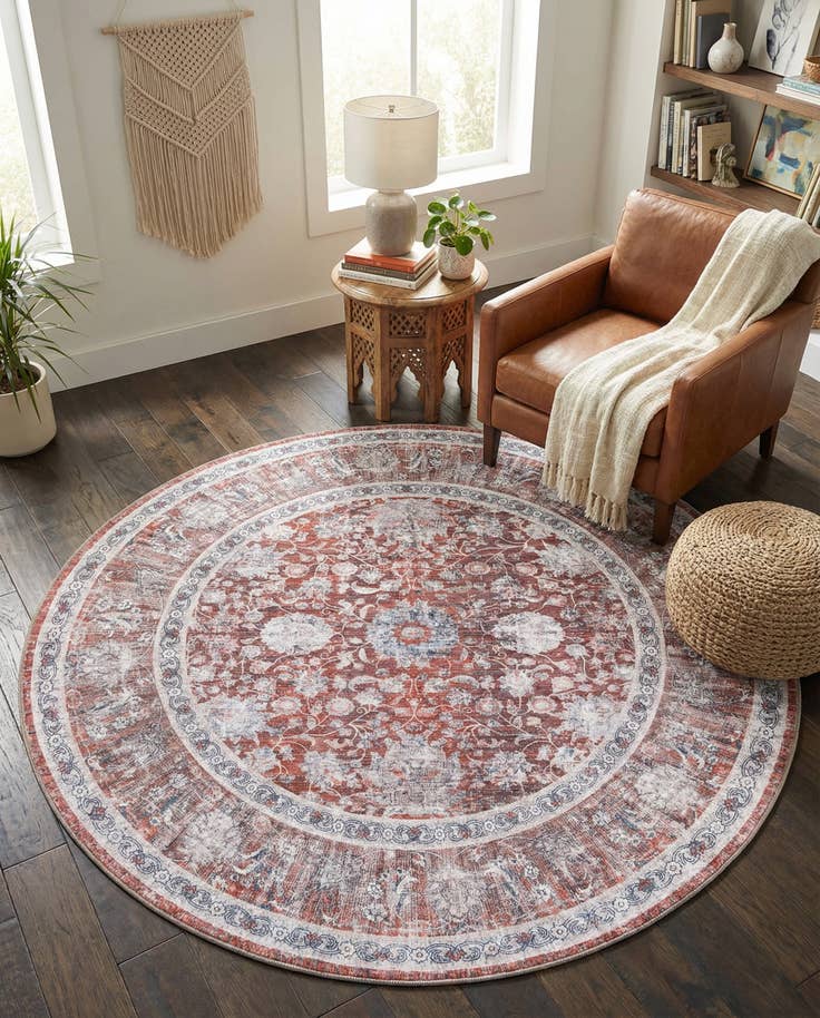 Vue détaillée : 240cm x 240cm Yara Tapis Rond