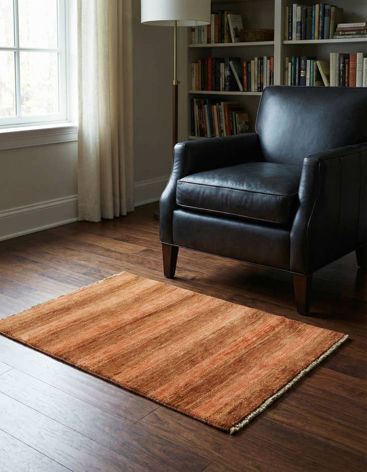 Detail image of 2' 8 x 4' Hand Knotted Modern Ziegler Rug