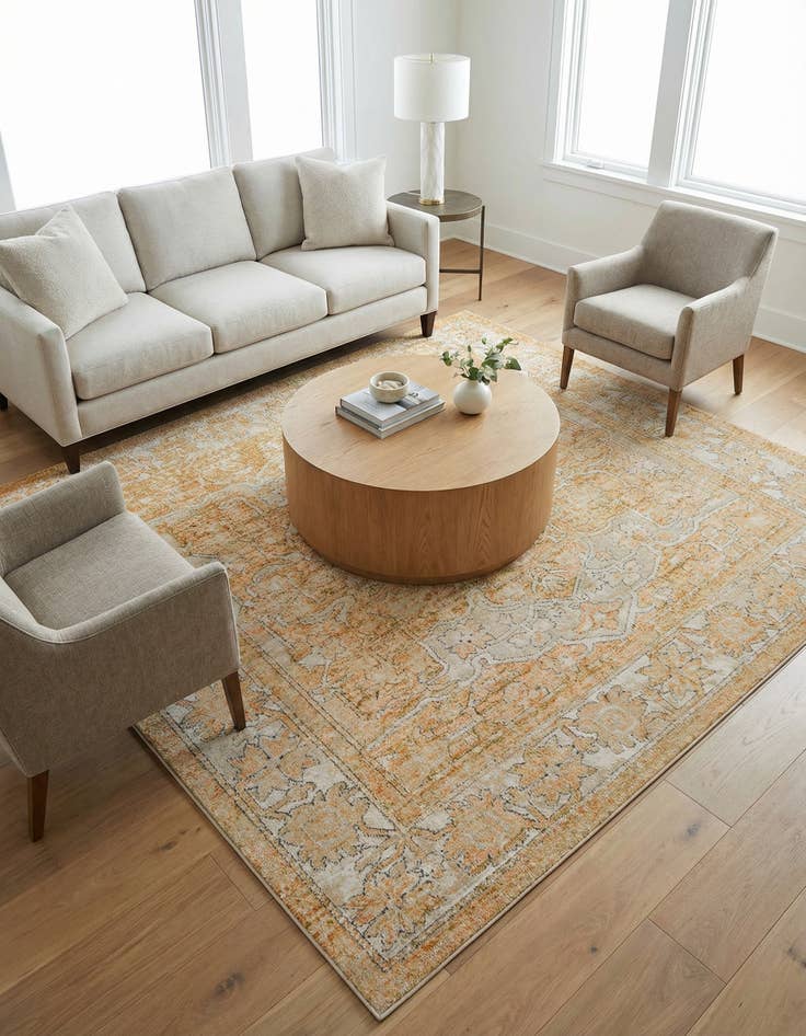 Detail image of 7' 10 x 7' 10 Isabella Square Rug