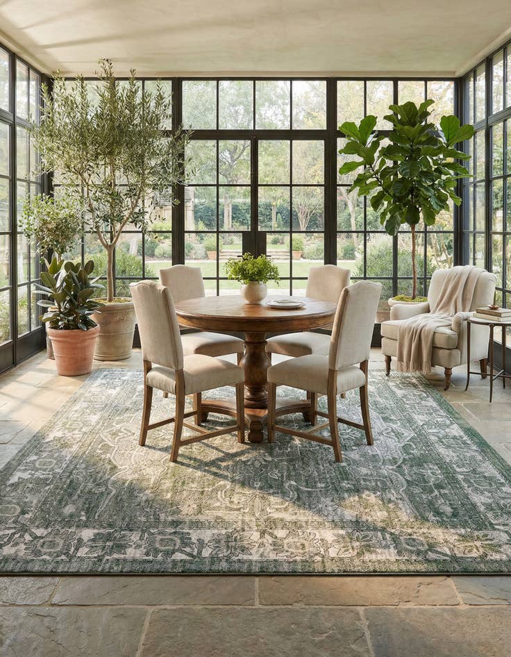 Detail image of 10' x 10' Isabella Square Rug