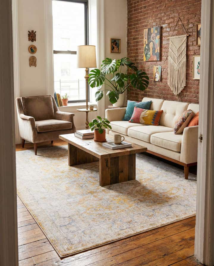 7' 6 x 10' 6 Washable Timeless Rug