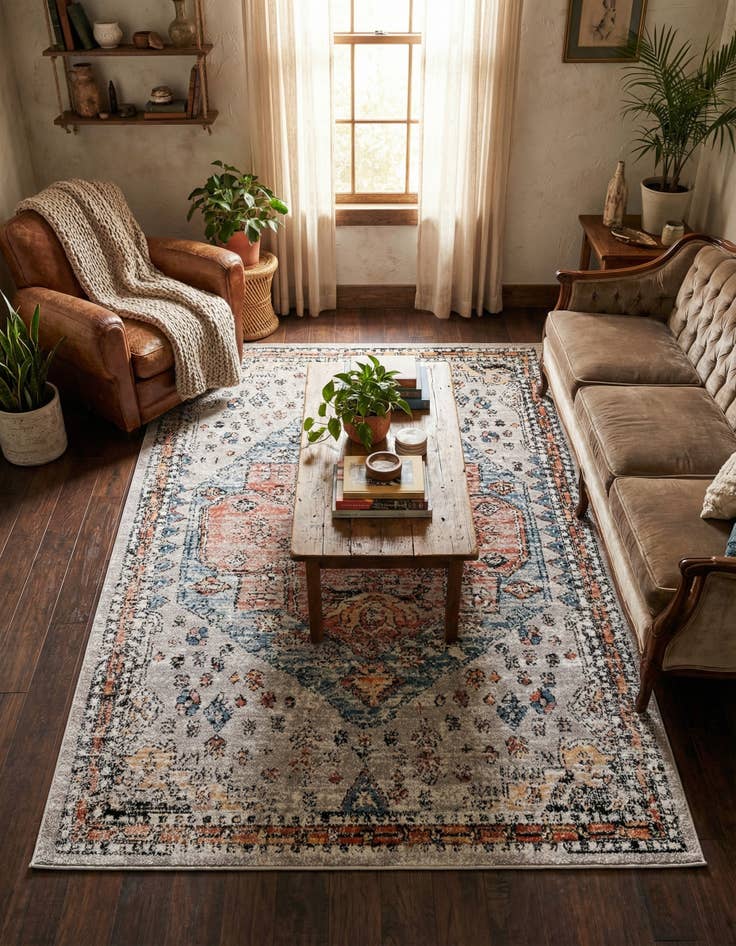 Detail image of 5' 3 x 8' Aramis Rug