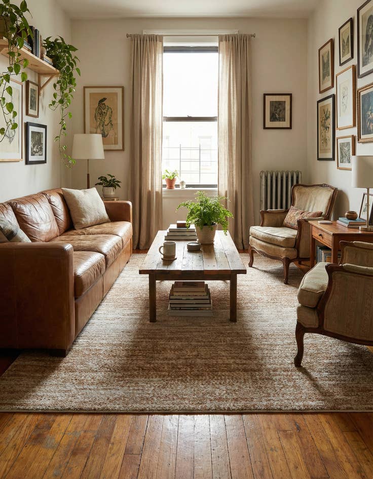 Detail image of 9' x 12' Sepia Rug