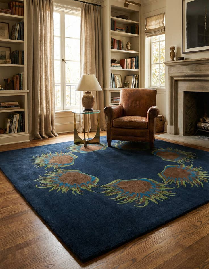 Detail image of 7' 7 x 7' 7 Luna Square Rug