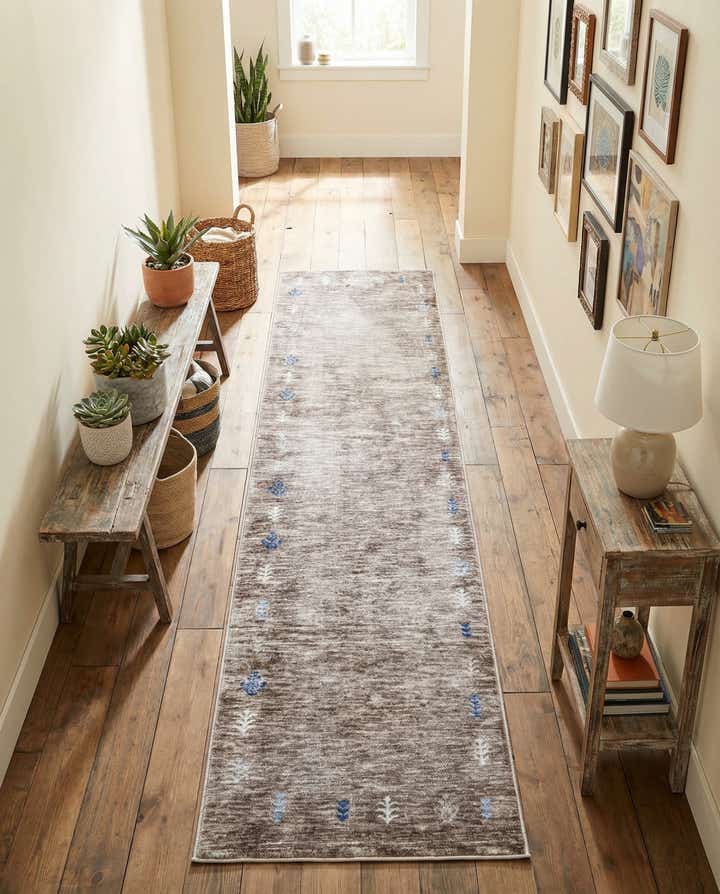 2' 7 x 10' Gabbeh Runner Rug