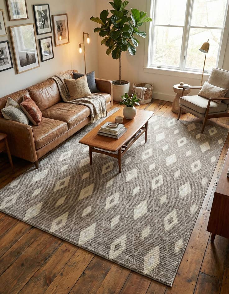 Detail image of 7' 10 x 10' Sepia Rug