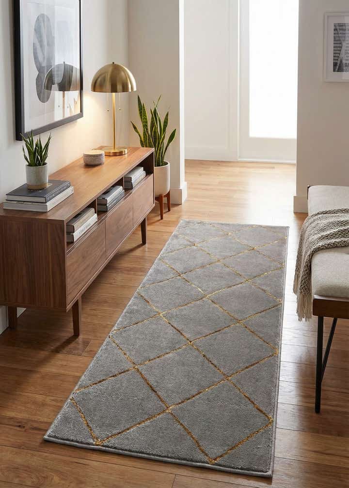 2' x 5' Vogue Geo Runner Rug