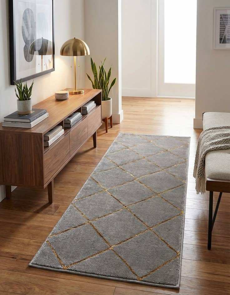 Detail image of 2' x 5' Vogue Geo Runner Rug