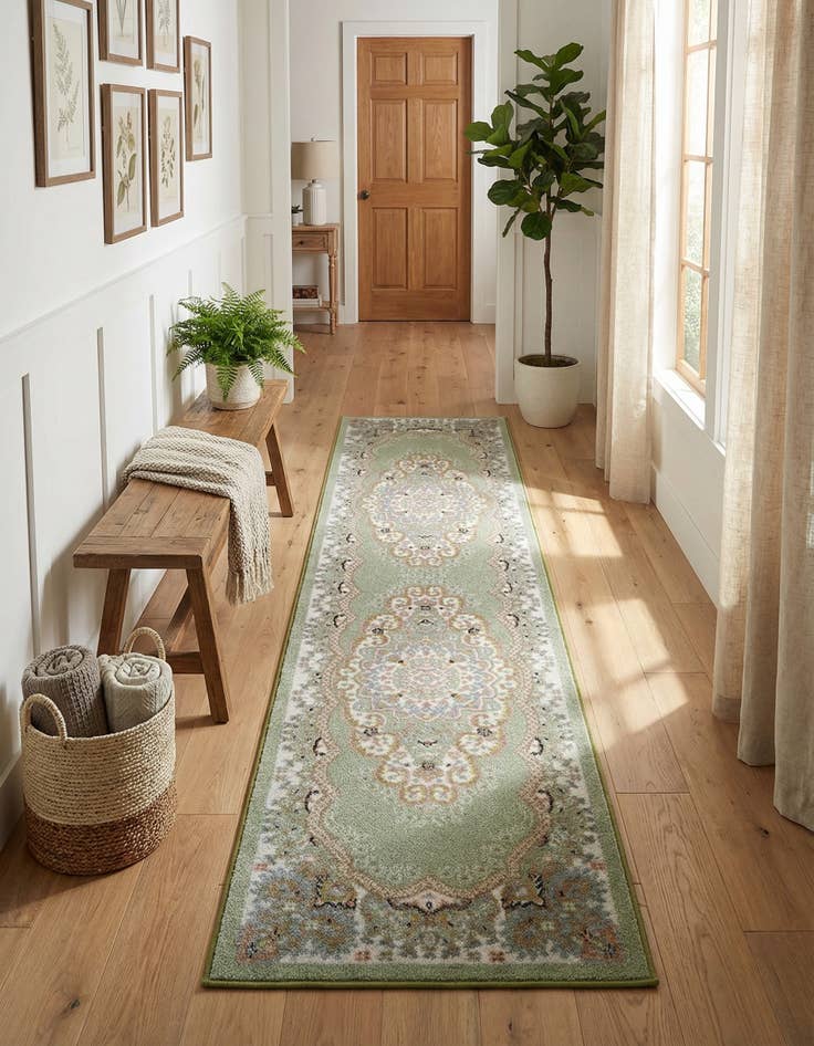 Detail image of 2' x 8' Kamala Washable Runner Rug