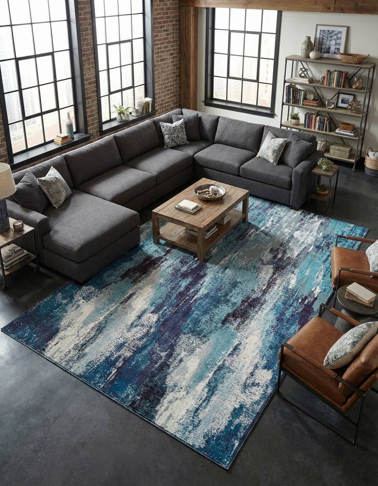 Detail image of 10' 6 x 16' 5 Washable Sevilla Rug