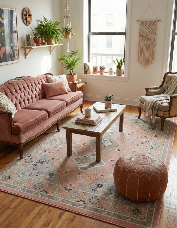 Detail image of 6' x 9' Kamala Washable Rug