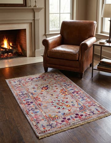 2' 9 x 3' 11 Hand Knotted Ariana Ziegler Rug