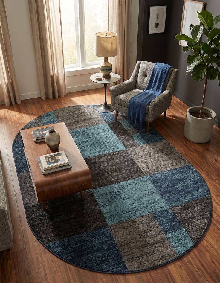 Detail image of 5' 3 x 8' Equinox Oval Rug